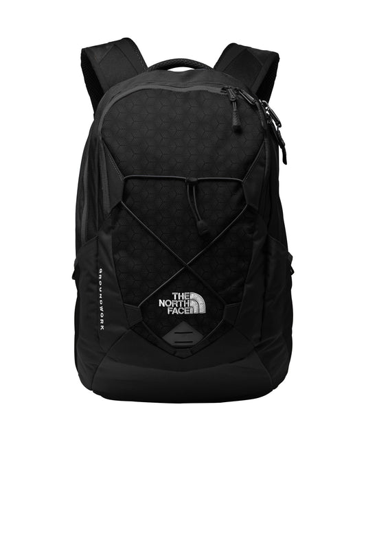 Custom Embroidered The North Face Bags in TNF Black
