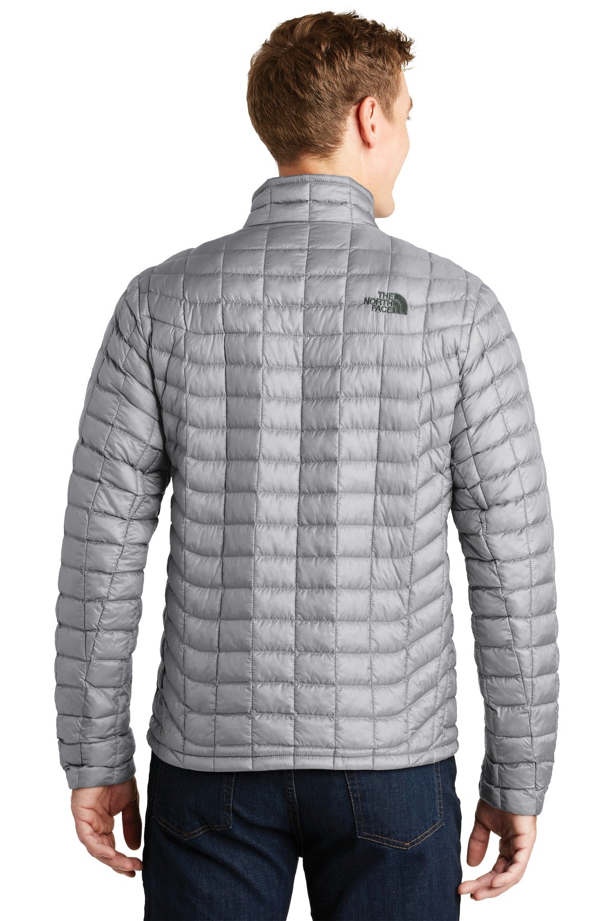 Custom Embroidered The North Face  ThermoBall   Trekker Jacket. NF0A3LH2,Mid Grey