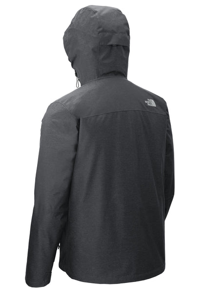 Custom Embroidered The North Face Outerwear in TNF Dark Grey Heather