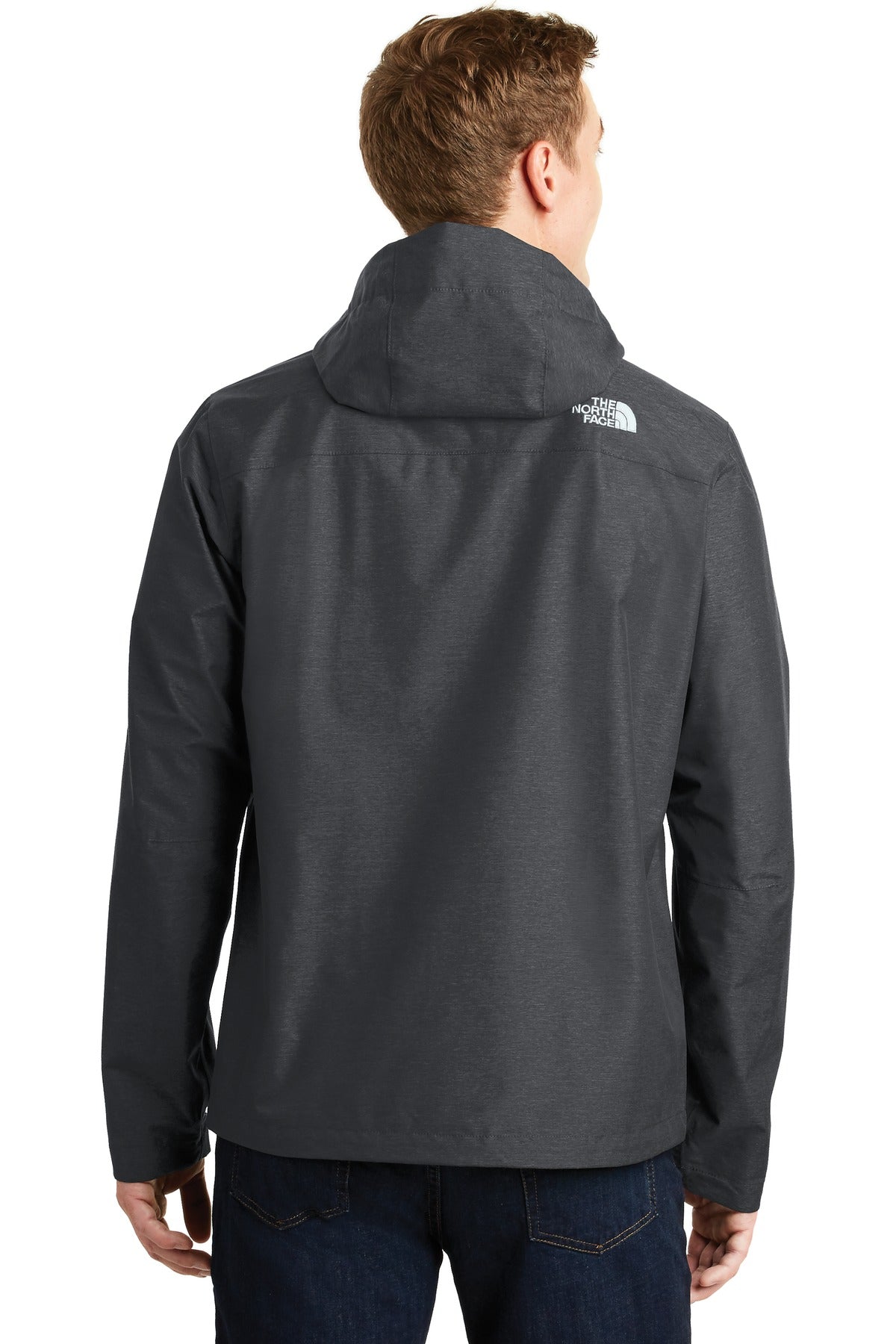 Custom Embroidered The North Face  DryVent Rain Jacket. NF0A3LH4,TNF Dark Grey Heather