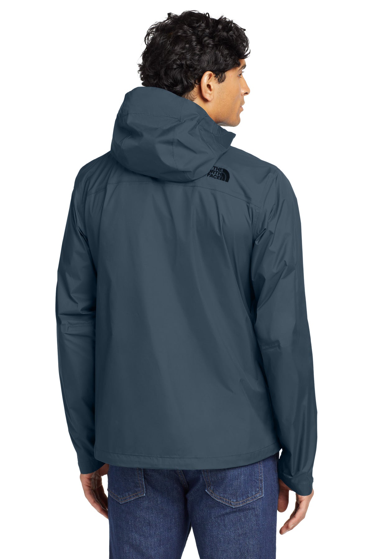 Custom Embroidered The North Face Outerwear in Shady Blue