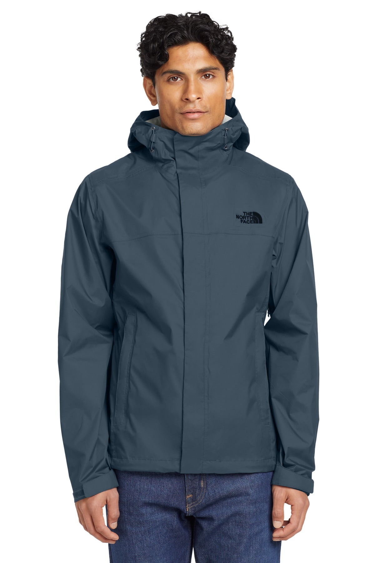 Custom Embroidered The North Face Outerwear in Shady Blue