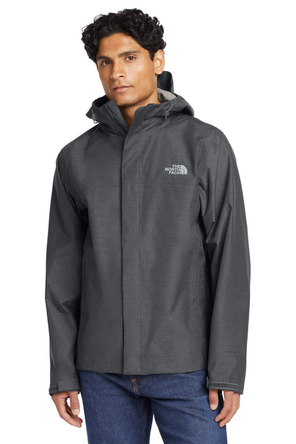 Custom Embroidered The North Face Outerwear in TNF Dark Grey Heather
