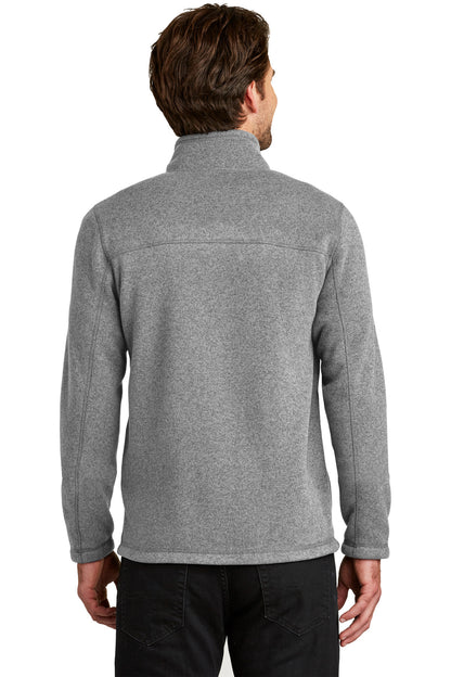 Custom Embroidered The North Face  Sweater Fleece Jacket. NF0A3LH7,TNF Medium Grey Heather