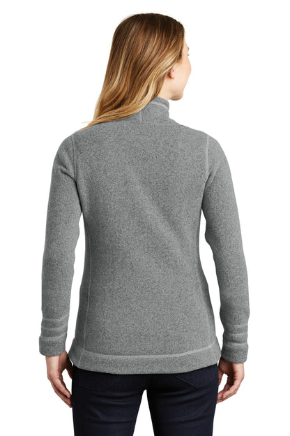 Custom Embroidered The North Face  Women's Sweater Fleece Jacket. NF0A3LH8,TNF Medium Grey Heather