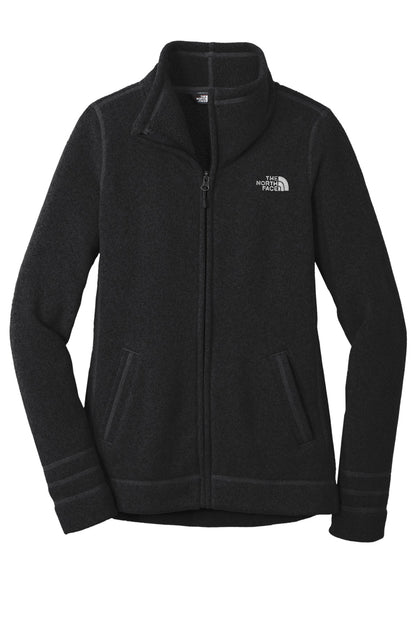 Custom Embroidered The North Face Outerwear in TNF Black Heather