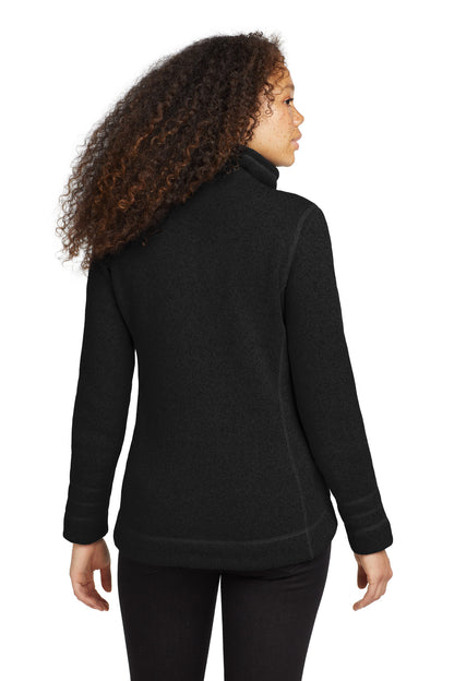 Custom Embroidered The North Face  Women's Sweater Fleece Jacket. NF0A3LH8,TNF Black Heather