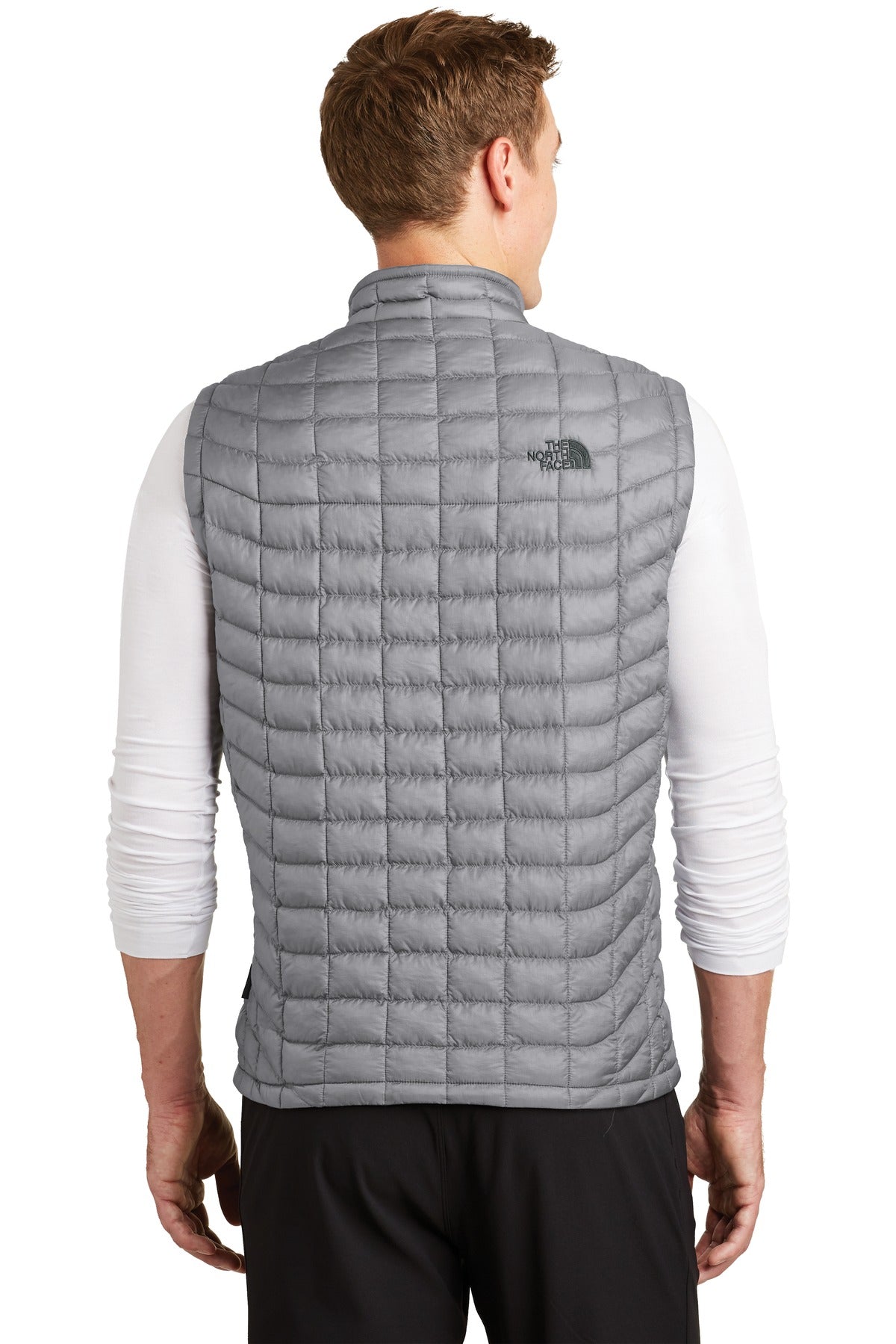Custom Embroidered The North Face Outerwear in Mid Grey