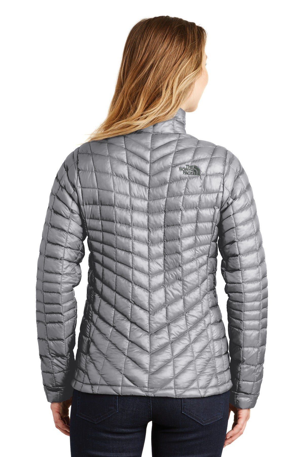 Custom Embroidered The North Face  Women's ThermoBall  Trekker Jacket. NF0A3LHK,Mid Grey