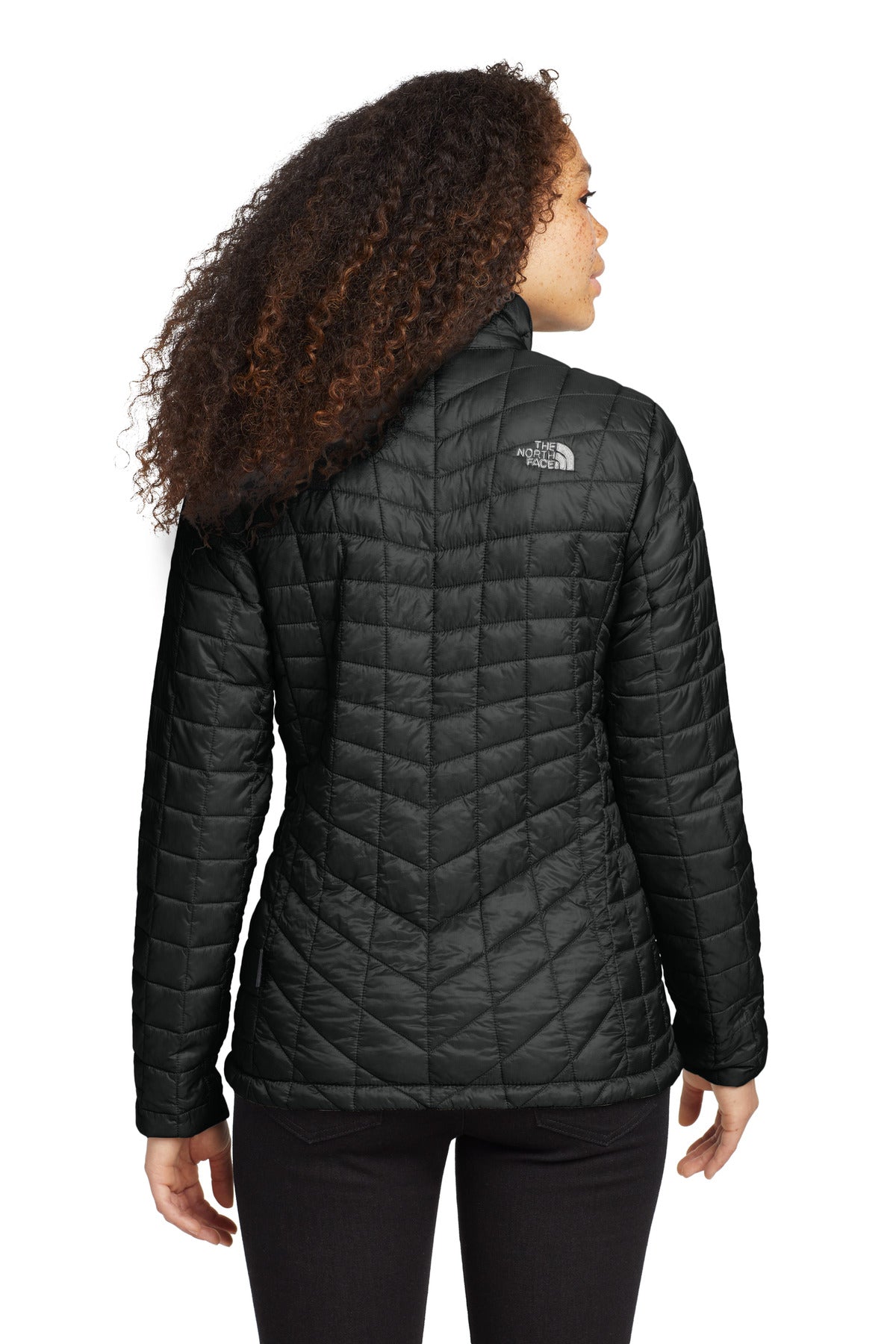 Custom Embroidered The North Face  Women's ThermoBall  Trekker Jacket. NF0A3LHK,TNF Matte Black