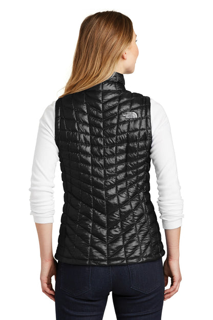 Custom Embroidered The North Face  Women's ThermoBall   Trekker Vest. NF0A3LHL,TNF Black