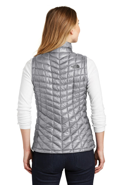 Custom Embroidered The North Face  Women's ThermoBall   Trekker Vest. NF0A3LHL,Mid Grey