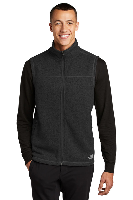 Custom Embroidered The North Face Outerwear in TNF Black Heather
