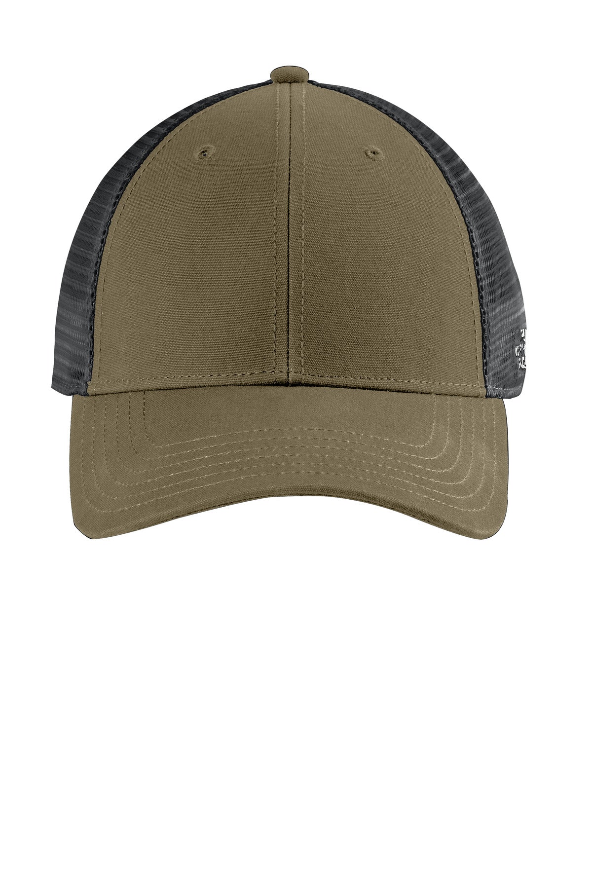 Custom Embroidered The North Face Caps in Burnt Olive Green/ Asphalt Grey