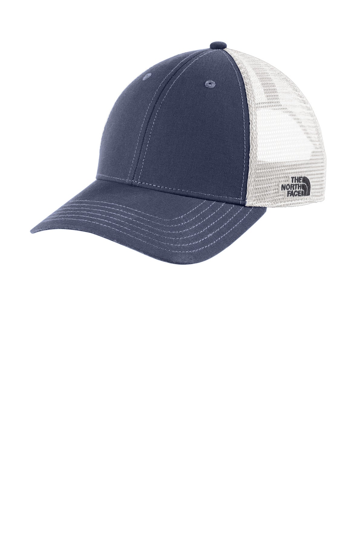 Custom Embroidered The North Face Caps in Urban Navy/ TNF White