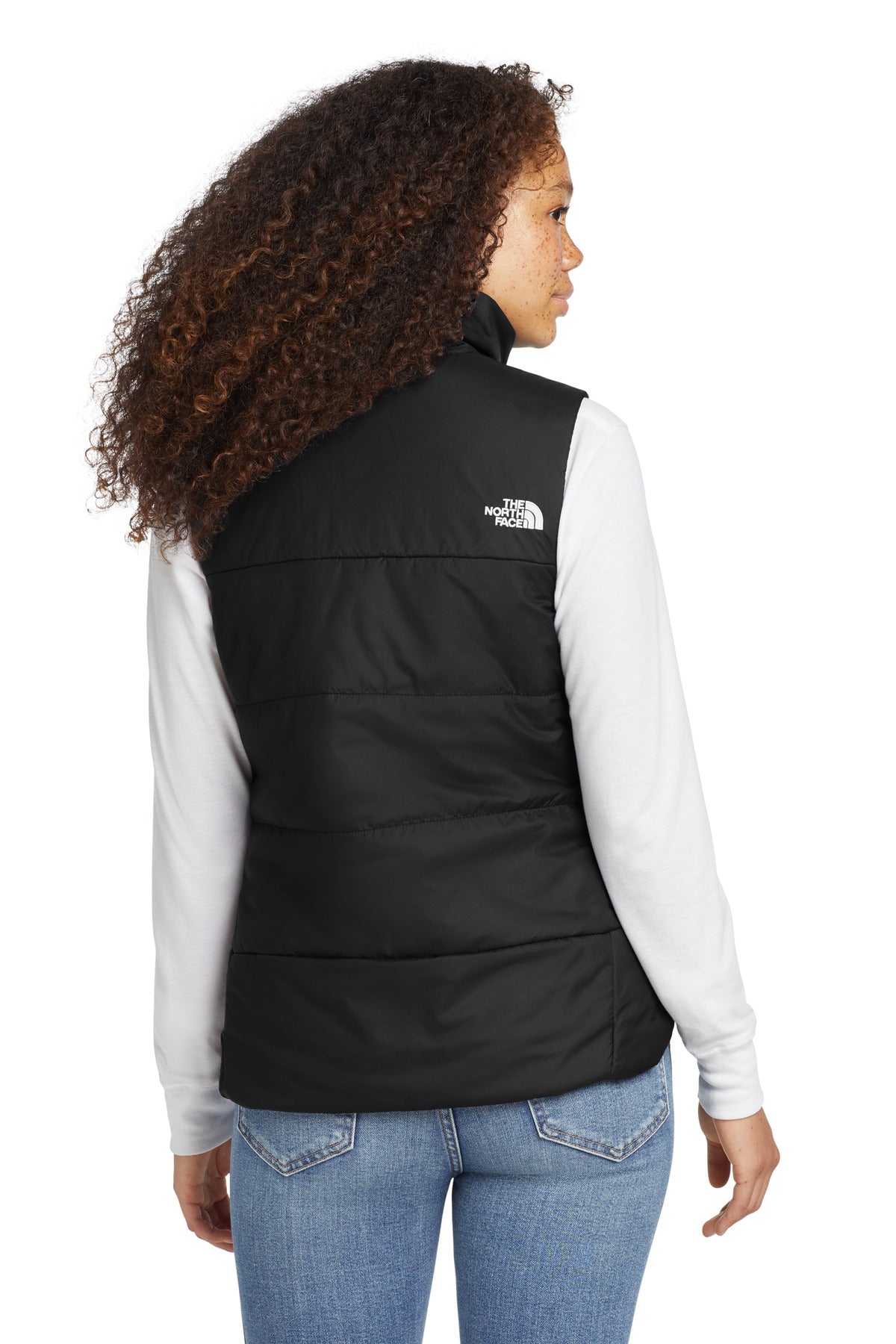 Custom Embroidered The North Face Women's Everyday Insulated Vest. NF0A529Q,TNF Black
