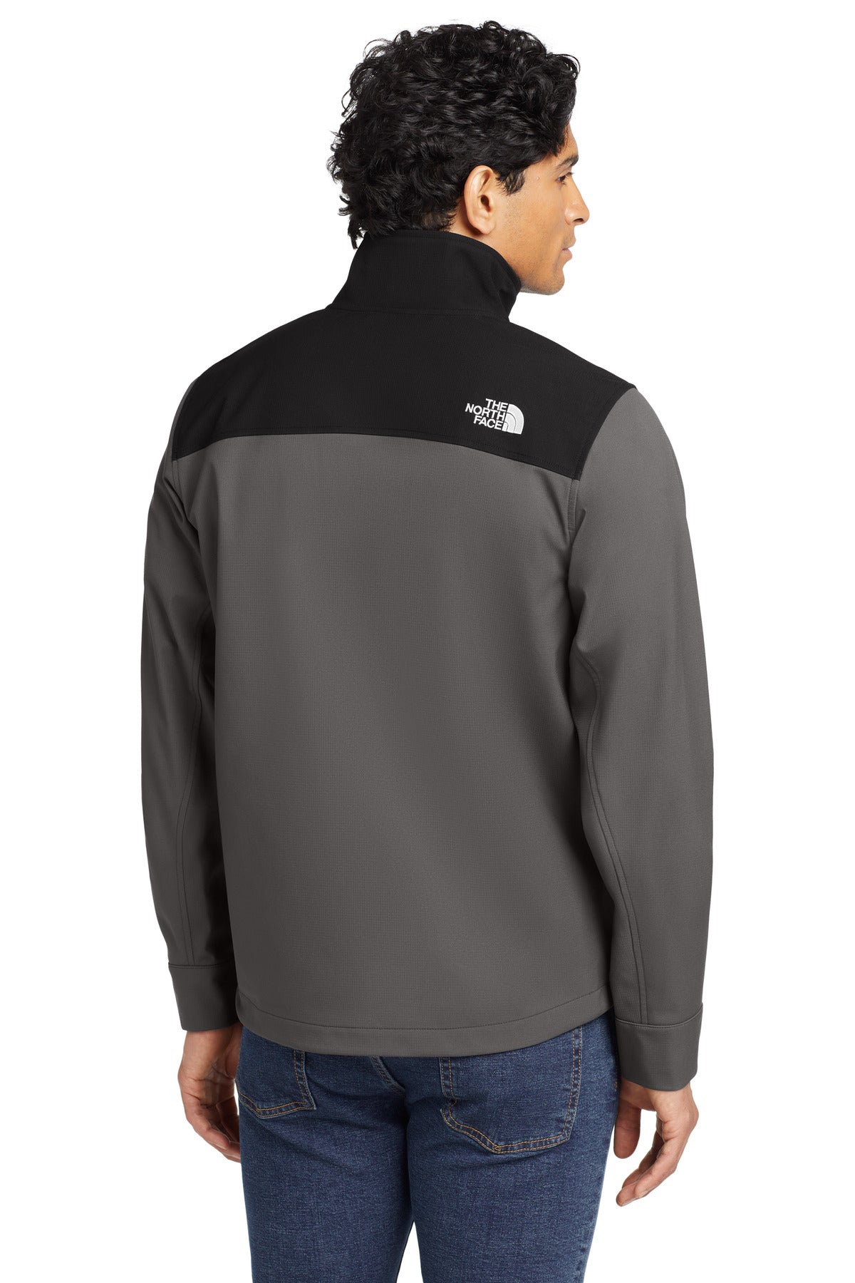 Custom Embroidered The North Face  Castle Rock Soft Shell Jacket. NF0A552Z,Asphalt Grey