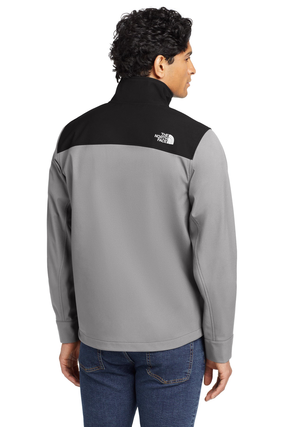 Custom Embroidered The North Face  Castle Rock Soft Shell Jacket. NF0A552Z,Mid Grey
