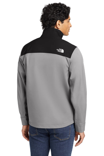 Custom Embroidered The North Face  Castle Rock Soft Shell Jacket. NF0A552Z,Mid Grey