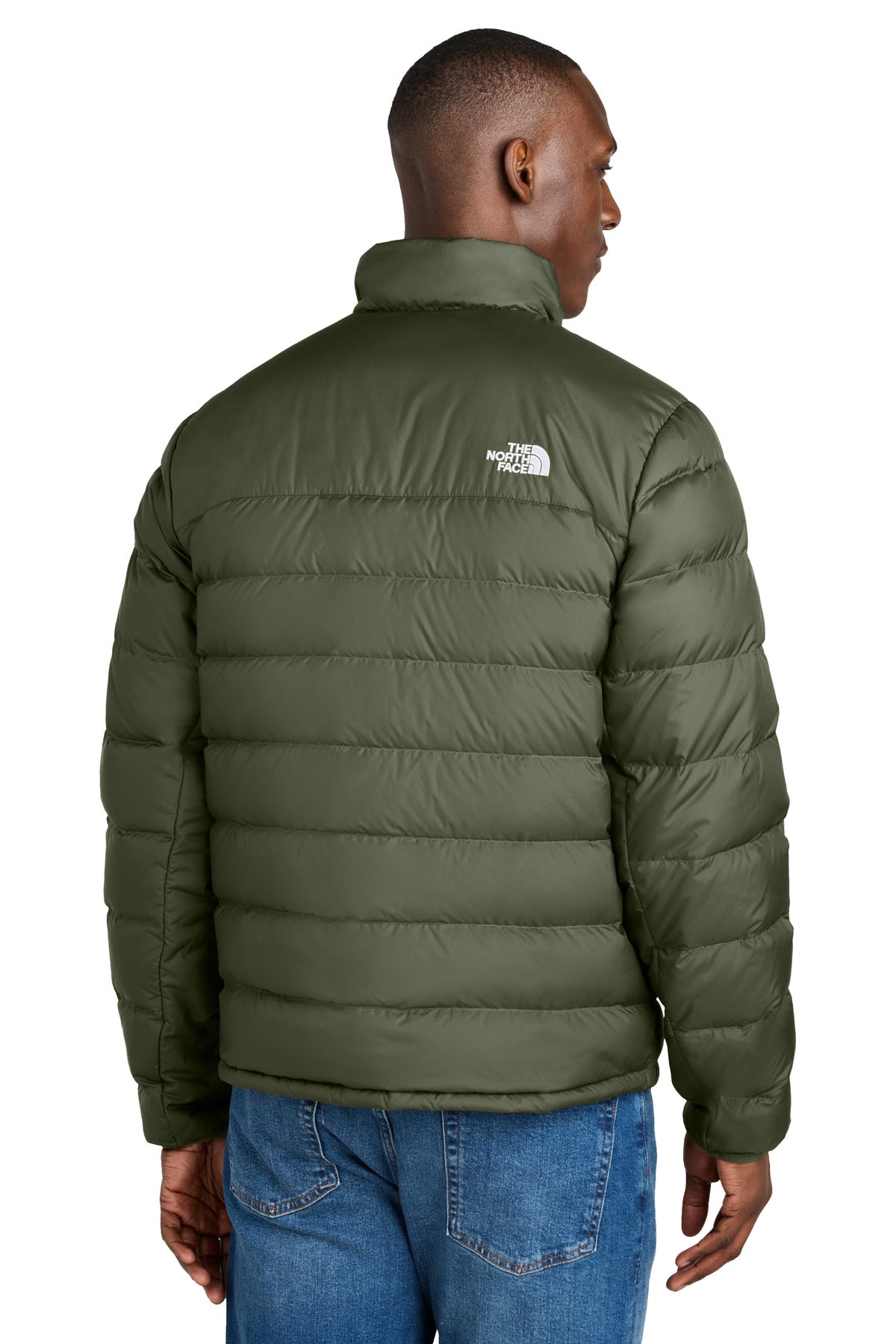 Custom Embroidered The North Face Down Hybrid Jacket NF0A7V4F,New Taupe Green