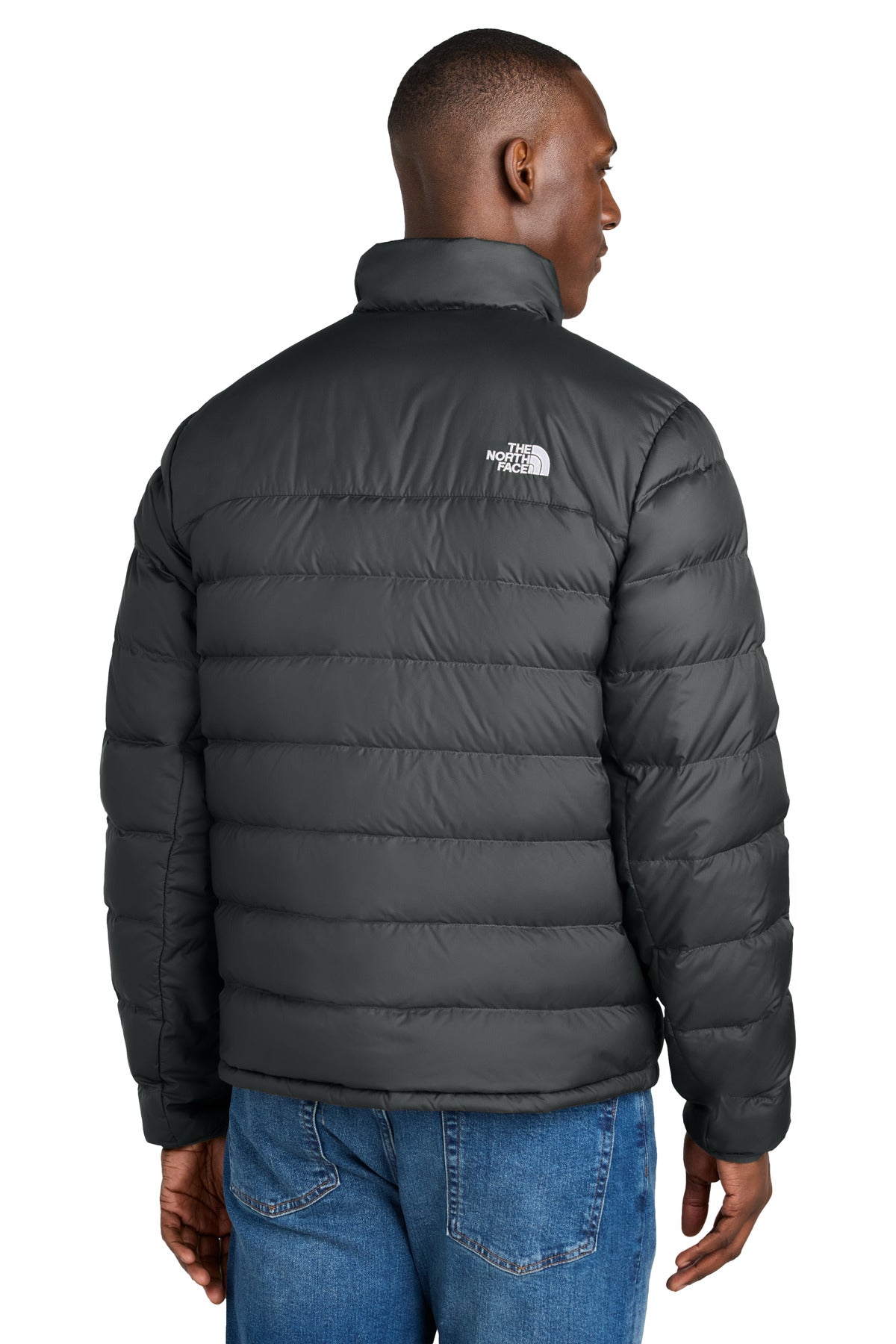 Custom Embroidered The North Face Down Hybrid Jacket NF0A7V4F,TNF Black