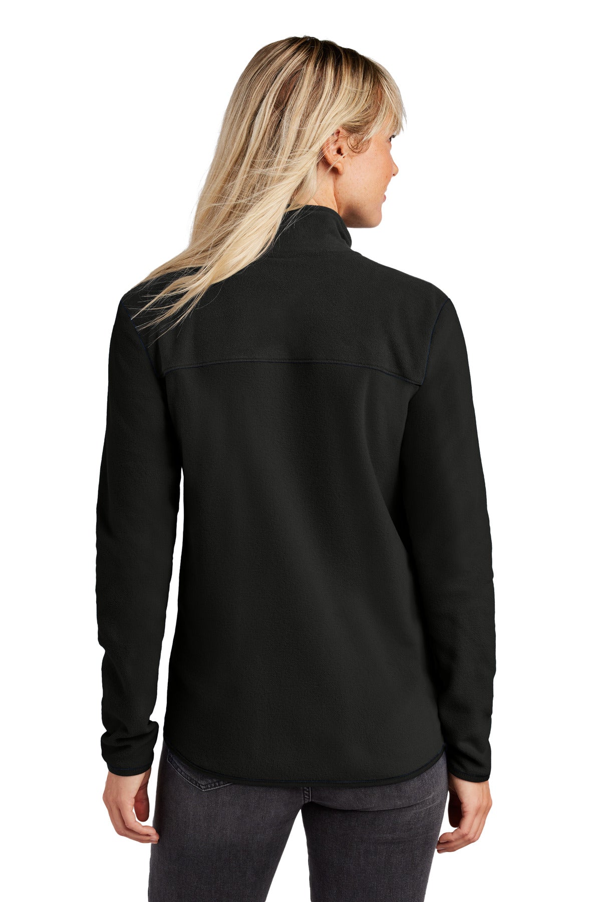 Custom Embroidered The North Face Women's Glacier Full-Zip Fleece Jacket NF0A7V4K,TNF Black
