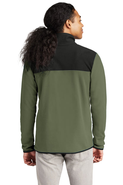Custom Embroidered The North Face Glacier 1/4-Zip Fleece NF0A7V4L,New Taupe Green/ TNF Black