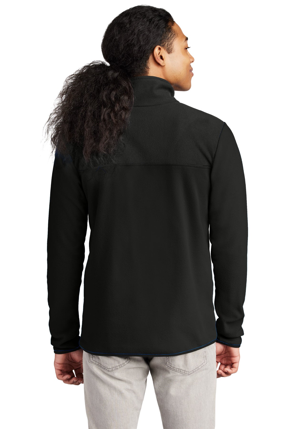 Custom Embroidered The North Face Glacier 1/4-Zip Fleece NF0A7V4L,TNF Black