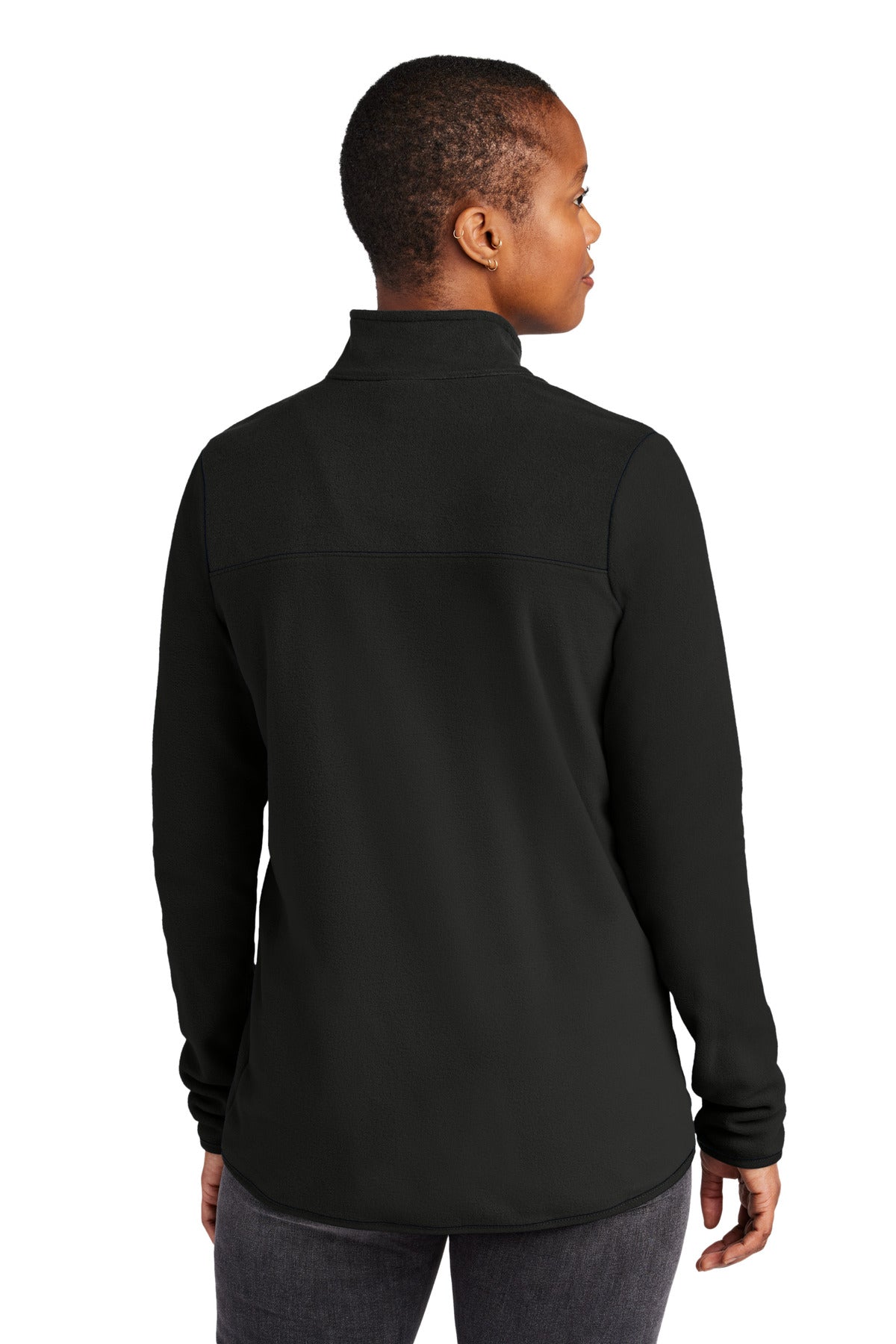 Custom Embroidered The North Face Women's Glacier 1/4-Zip Fleece NF0A7V4M,TNF Black
