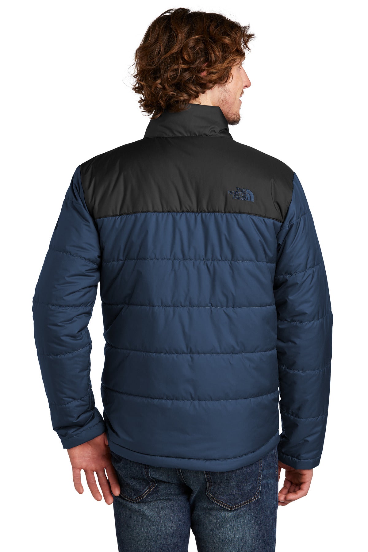 Custom Embroidered The North Face Chest Logo Everyday Insulated Jacket NF0A7V6J,Shady Blue