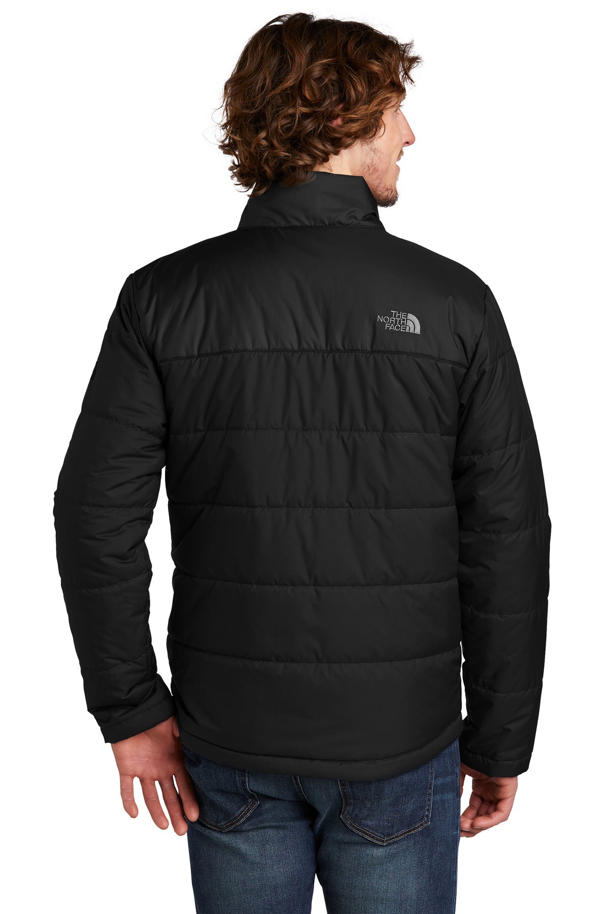 Custom Embroidered The North Face Chest Logo Everyday Insulated Jacket NF0A7V6J,TNF Black