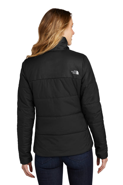Custom Embroidered The North Face Women's Chest Logo Everyday Insulated Jacket NF0A7V6K,TNF Black