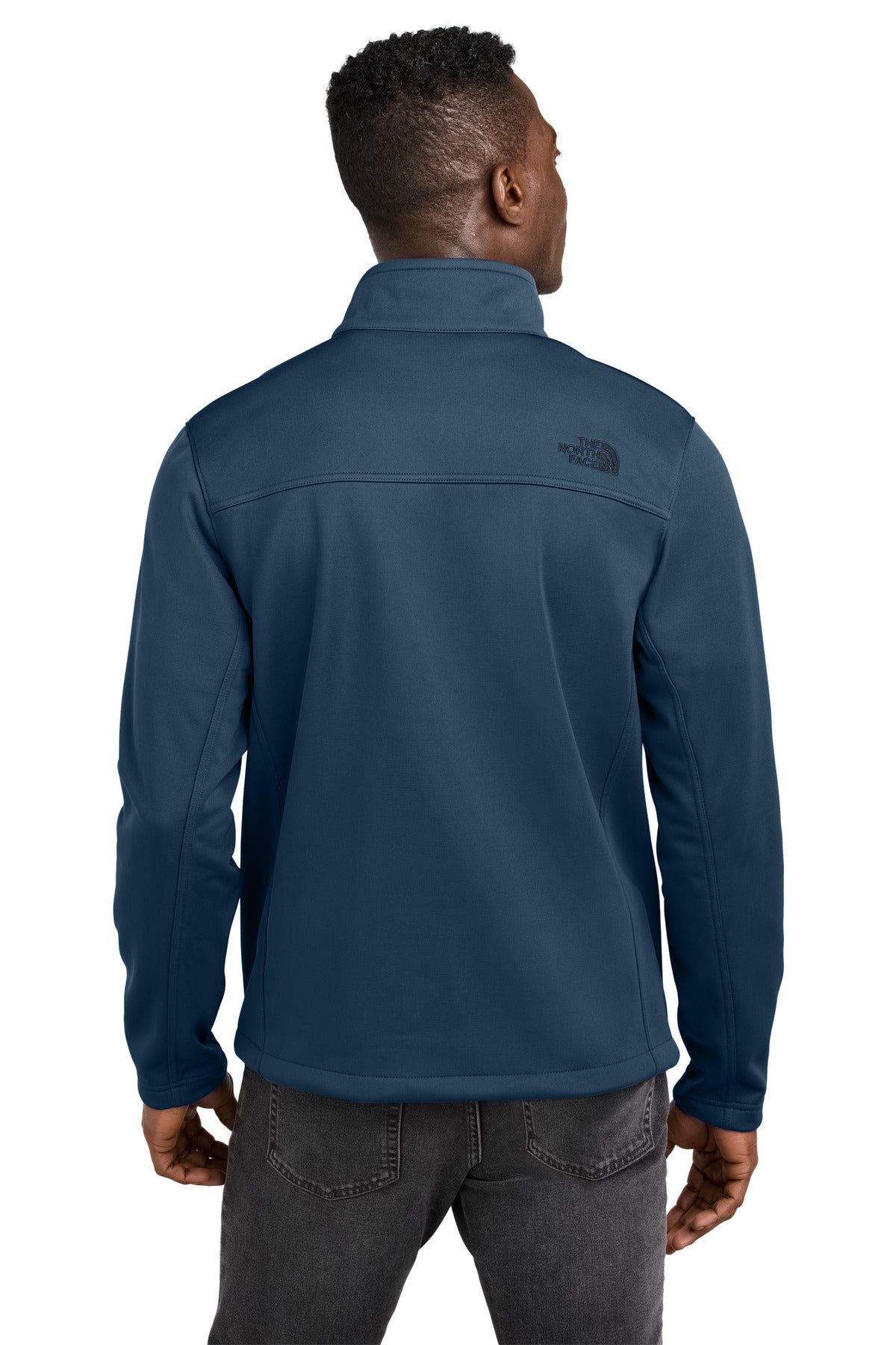 Custom Embroidered The North Face Chest Logo Ridgewall Soft Shell Jacket NF0A88D5,Shady Blue