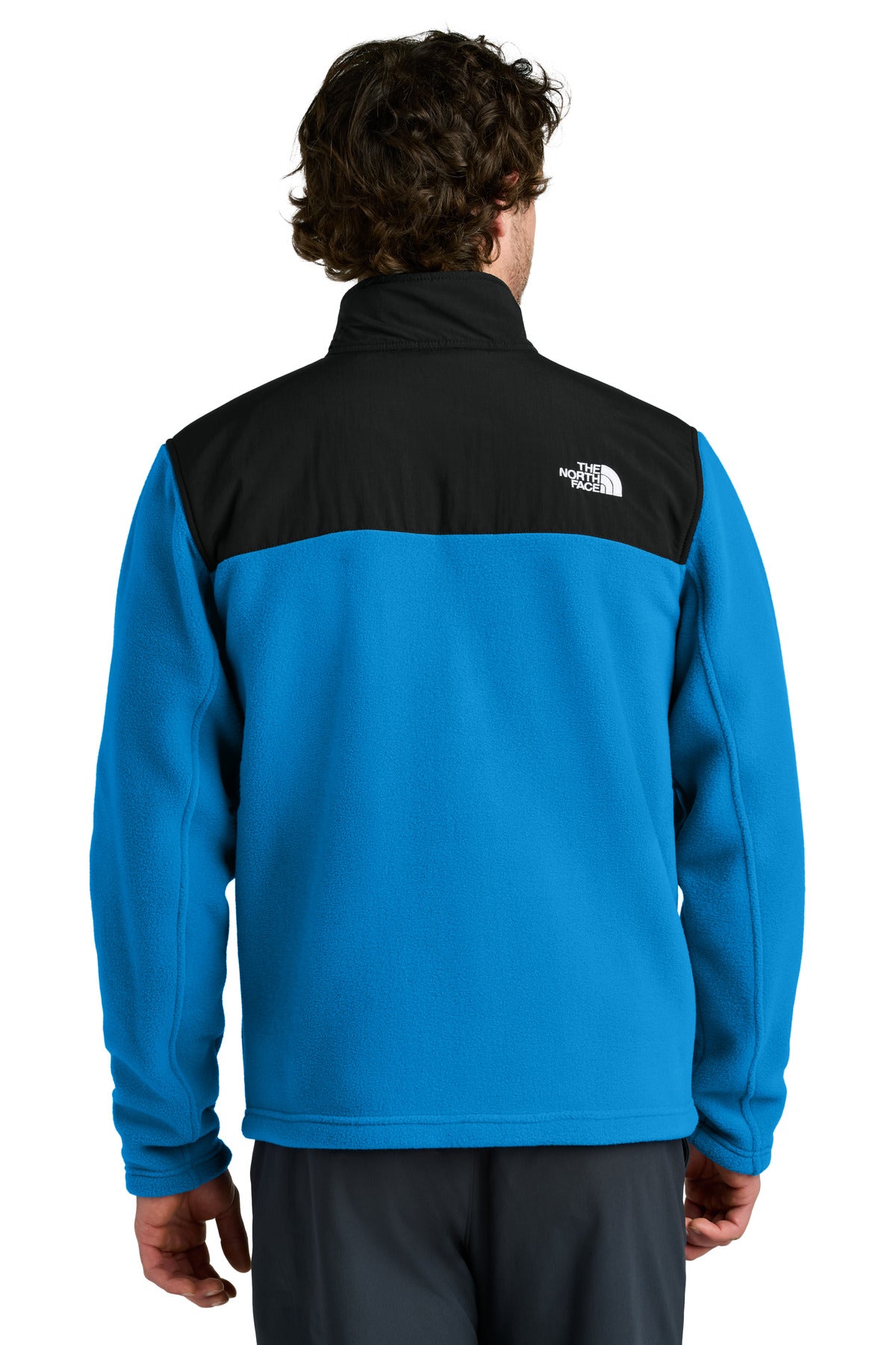 Custom Embroidered The North Face Highest Peak Full-Zip Fleece Jacket NF0A8BUQ,Hero Blue/ TNF Black