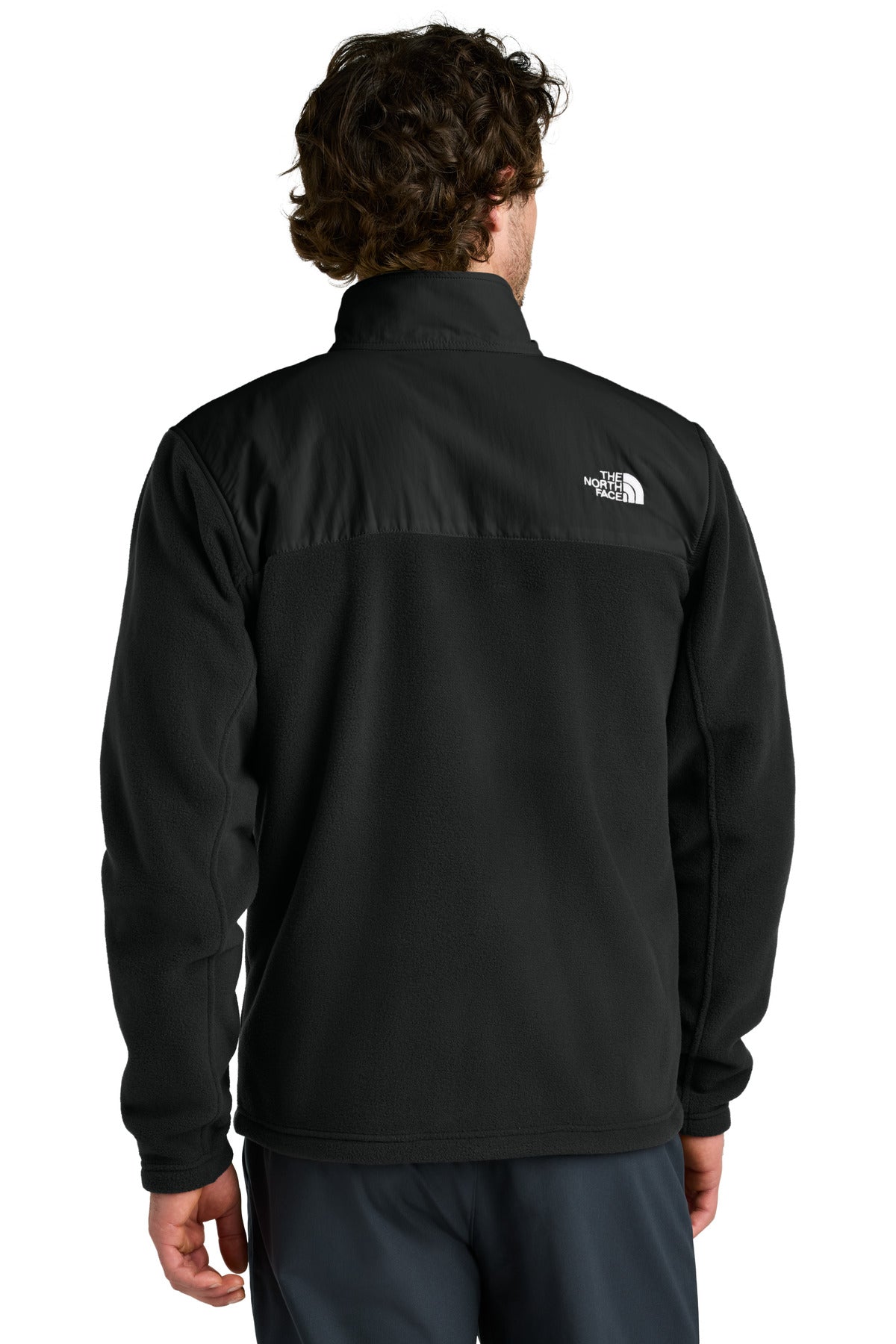 Custom Embroidered The North Face Highest Peak Full-Zip Fleece Jacket NF0A8BUQ,TNF Black