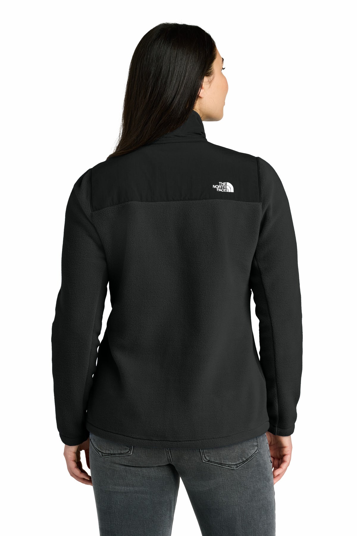 Custom Embroidered The North Face Women's Highest Peak Full-Zip Fleece Jacket NF0A8BUR,TNF Black