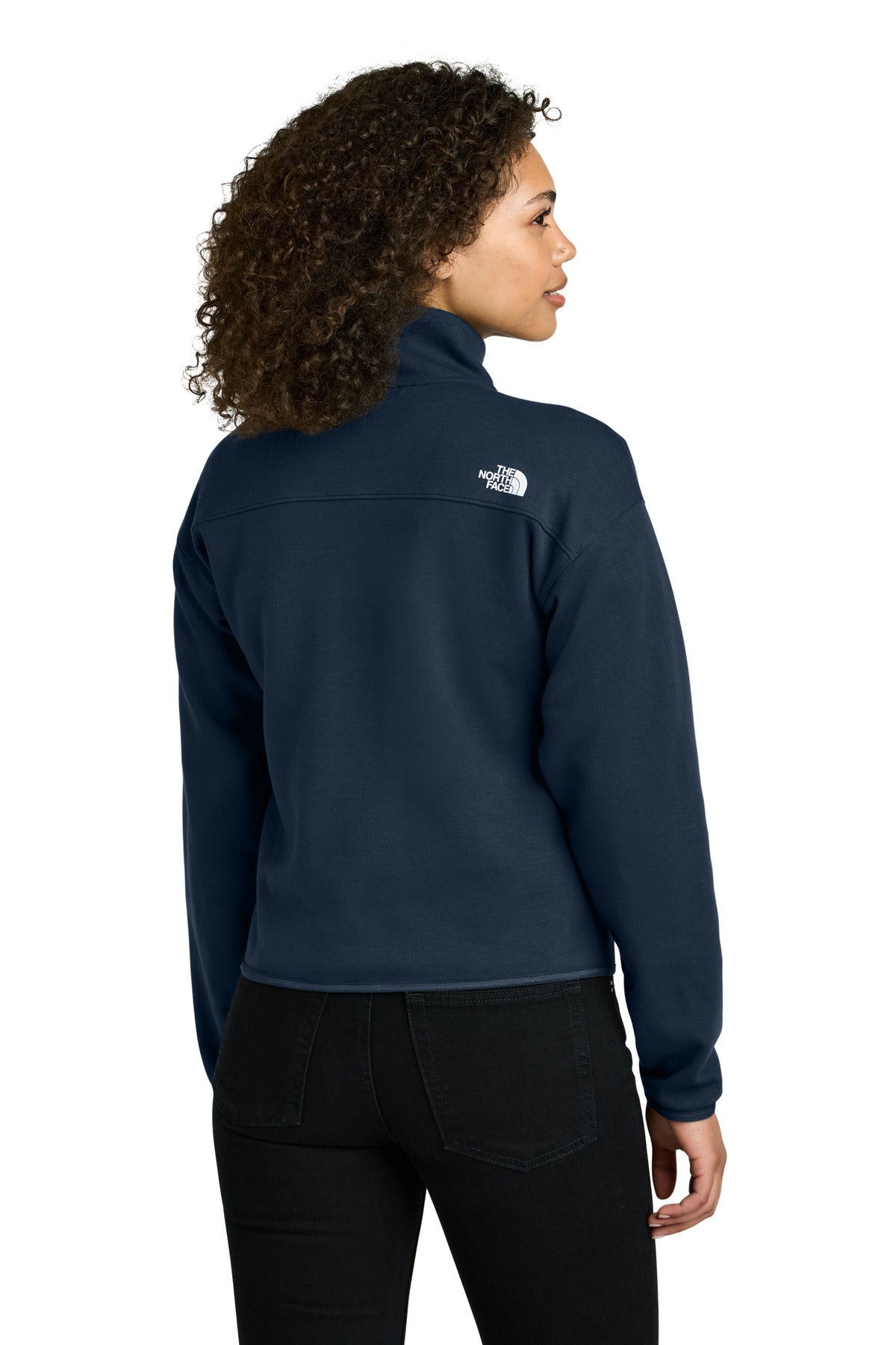 Custom Embroidered The North Face Women's Double-Knit 1/2-Zip Fleece NF0A8C5H,Summit Navy