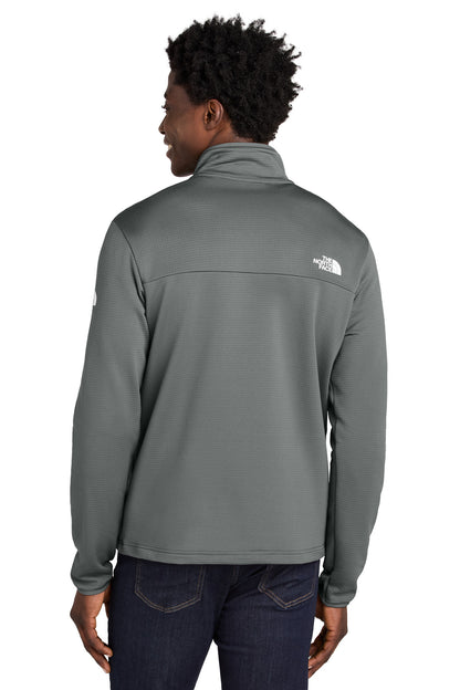 Custom Embroidered The North Face Aim 1/4-Zip Fleece NF0A8ENJ,Smoked Pearl Grey