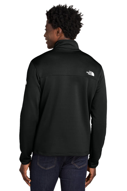 Custom Embroidered The North Face Aim 1/4-Zip Fleece NF0A8ENJ,TNF Black