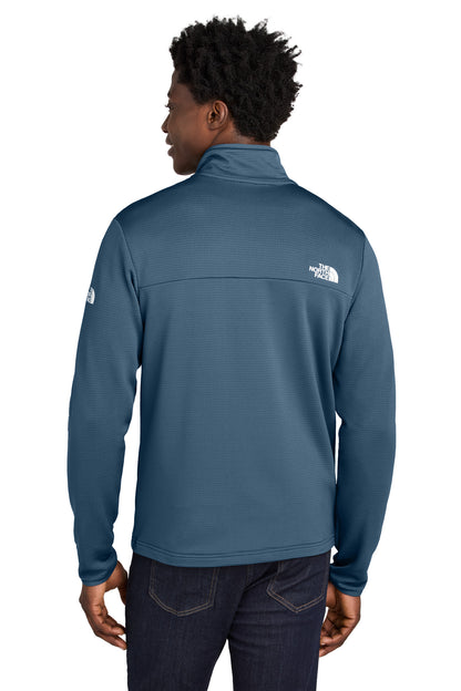 Custom Embroidered The North Face Aim Full-Zip Fleece Jacket NF0A8ENK,Shady Blue
