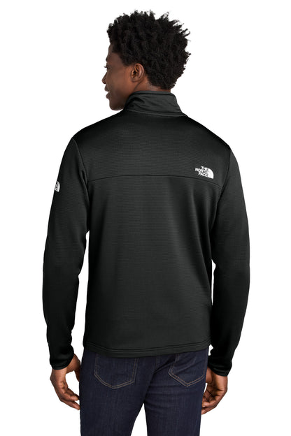 Custom Embroidered The North Face Aim Full-Zip Fleece Jacket NF0A8ENK,TNF Black