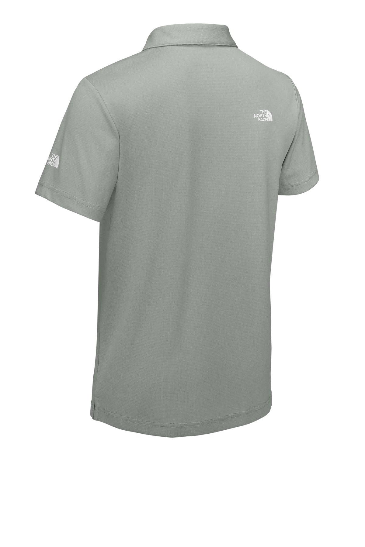 Custom Embroidered The North Face Polos/Knits in Meld Grey Heather