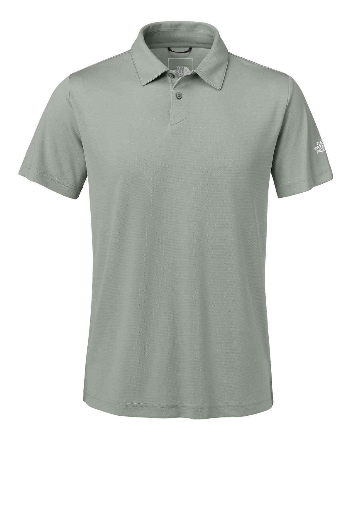 Custom Embroidered The North Face Polos/Knits in Meld Grey Heather
