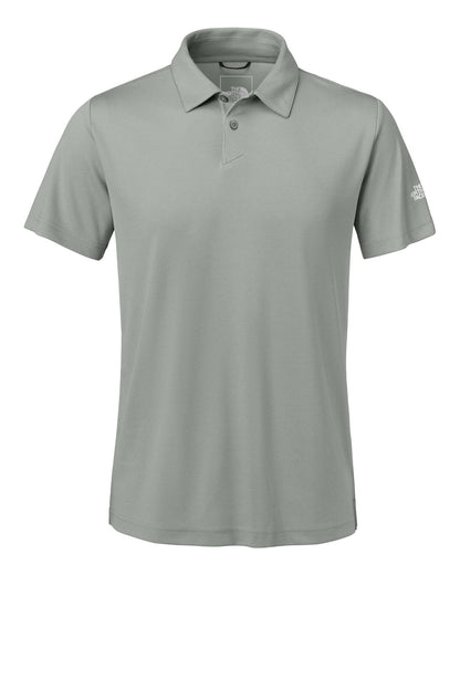 Custom Embroidered The North Face Polos/Knits in Meld Grey Heather