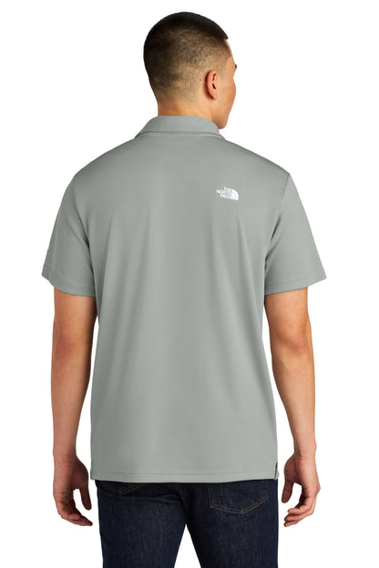 Custom Embroidered The North Face Polos/Knits in Meld Grey Heather