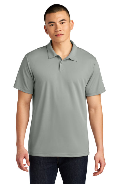 Custom Embroidered The North Face Polos/Knits in Meld Grey Heather