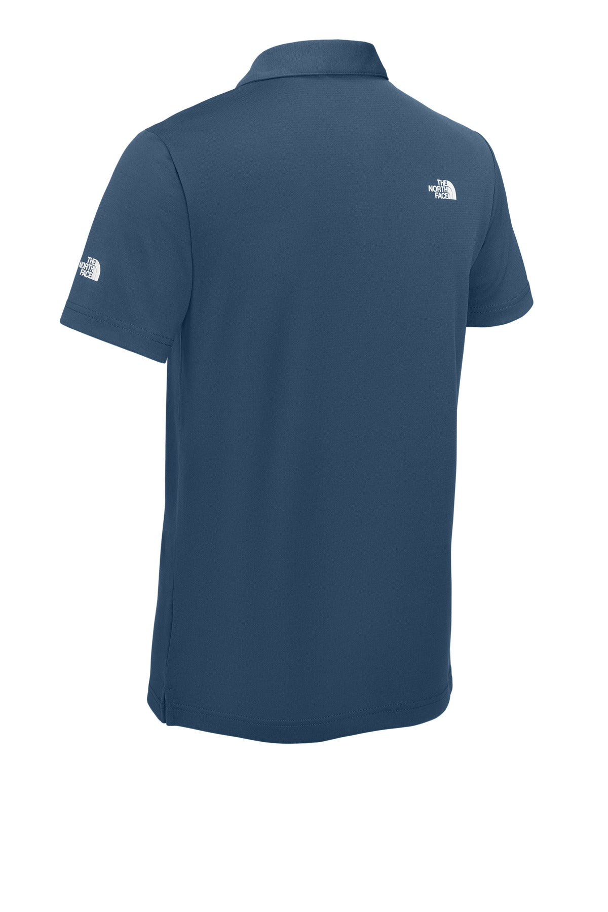 Custom Embroidered The North Face Polos/Knits in Shady Blue