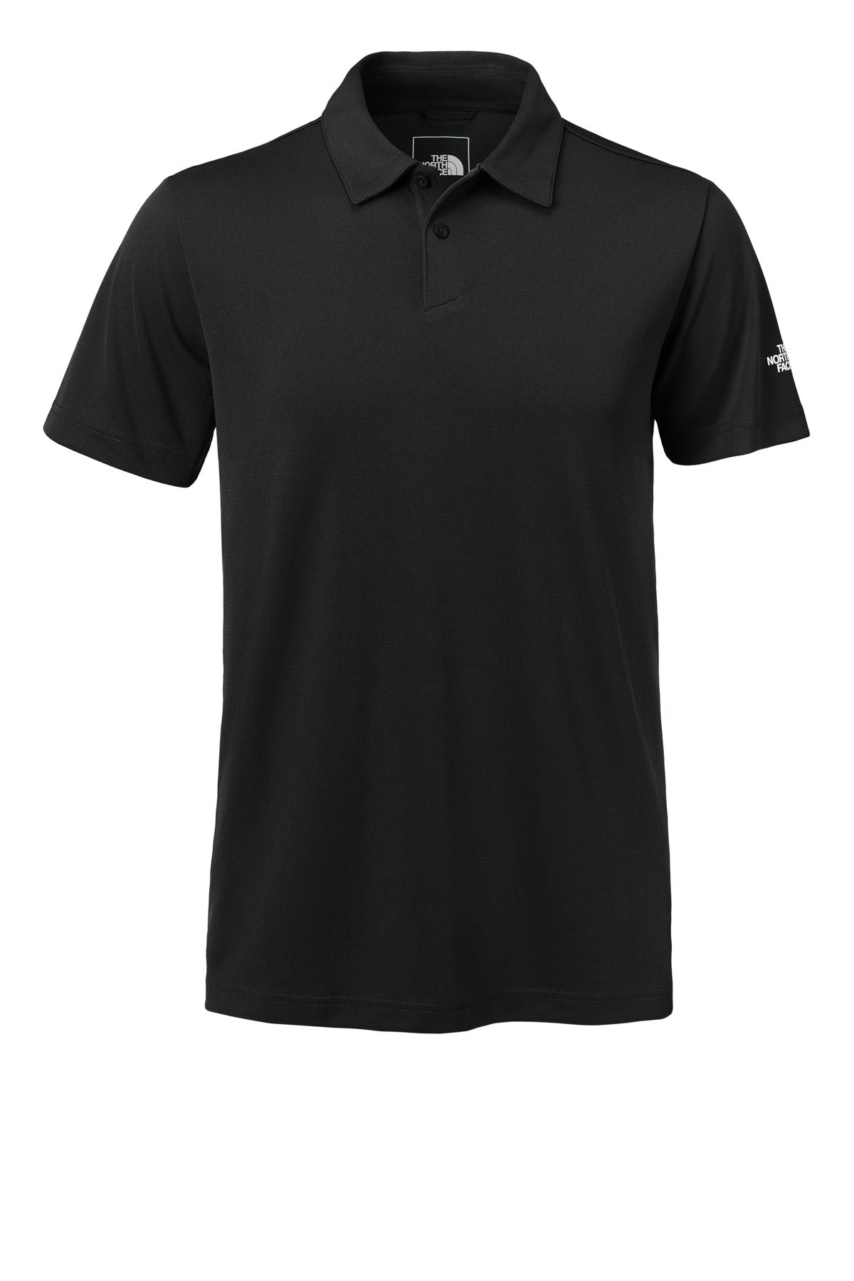 Custom Embroidered The North Face Polos/Knits in TNF Black
