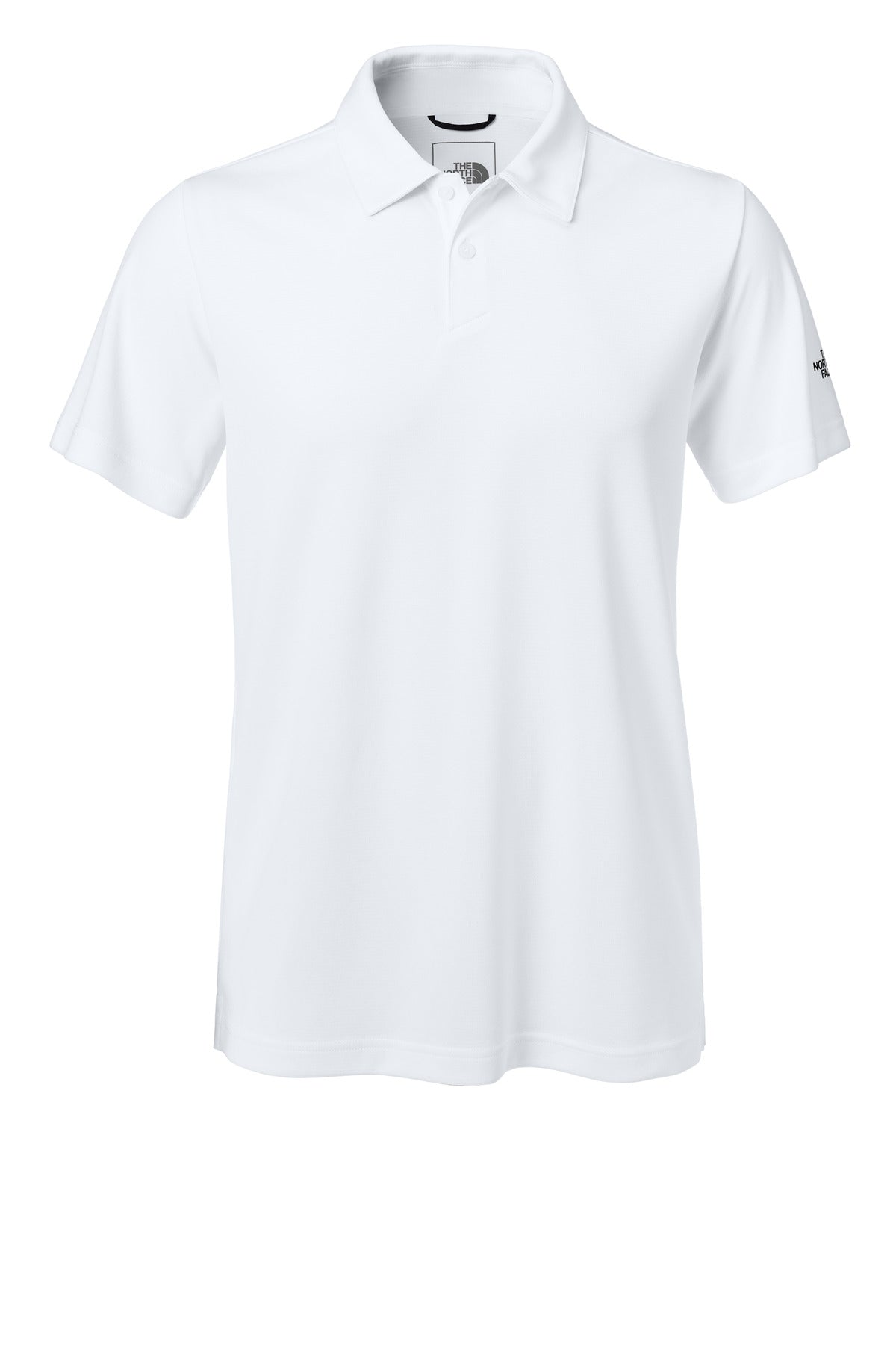 Custom Embroidered The North Face Polos/Knits in TNF White