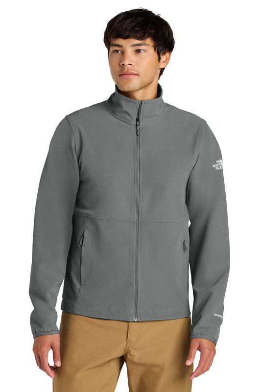 Custom Embroidered The North Face Outerwear in Smoked Pearl Grey